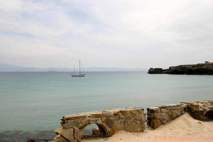 Boot von der Avenida Las Fuerzas Armadas Tarifa gesehen - Spanien