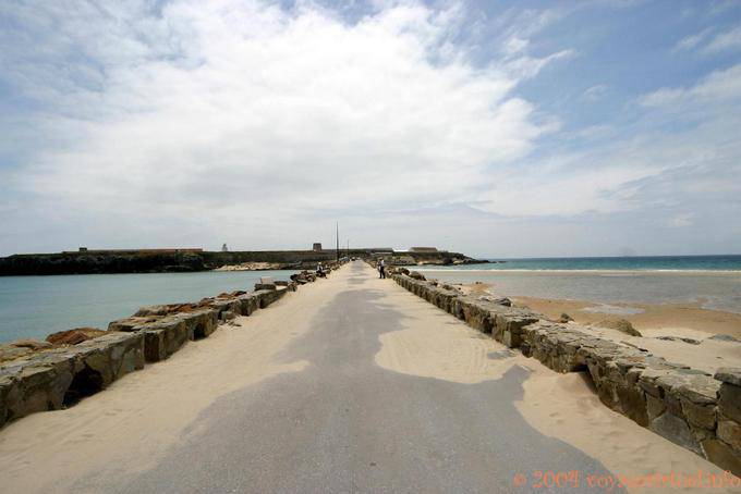 Fahren Sie von der Isla de las Palomas, Tarifa - Spanien