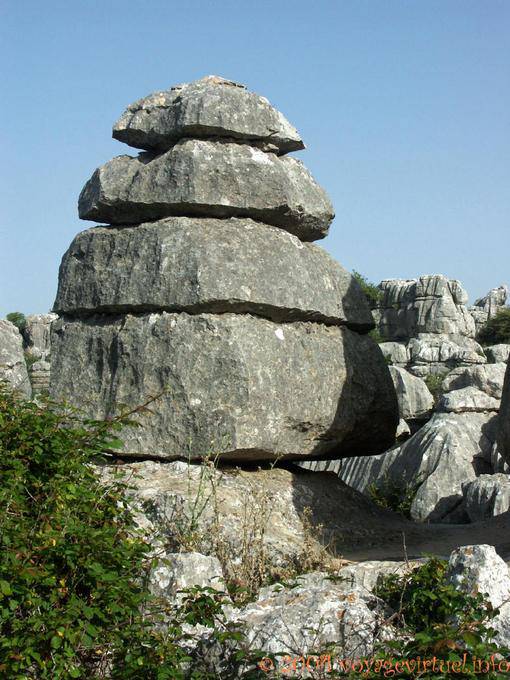 Felsbrüche , Torcal de Antequera - Spanien