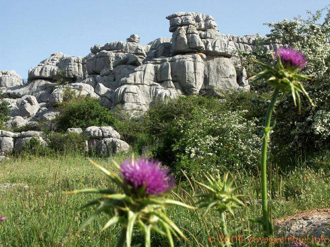 Karst in El Torcal de Antequera - Spanien, Andalusien