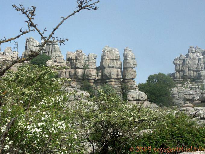 Natur und Formen erodiert Torcal de Antequera - Spanien