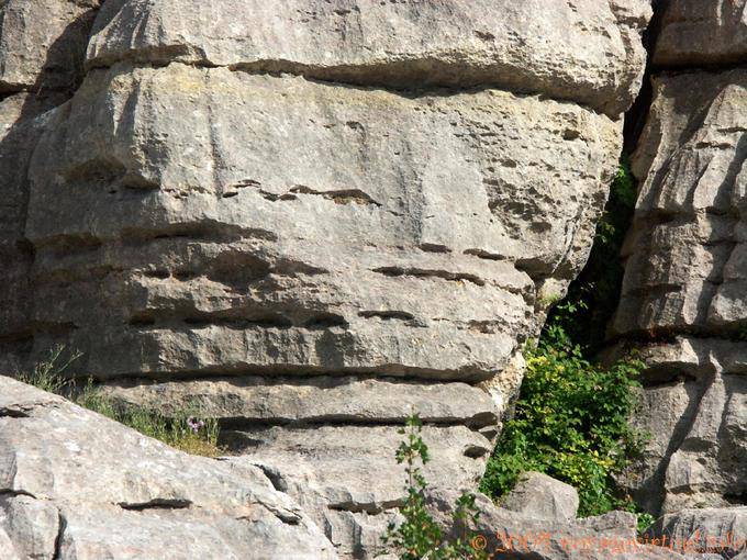 Typische Felsen der Sierra del Torcal - Spanien