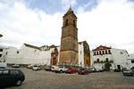 Iglesia Mayor Parochial San Jorge Alcala de Los Gazules, Spanien.