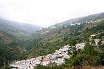 Panorama Bayárcal, Alpujarras, Spanien.