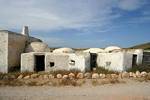 Kleinhaus traditionelle Gruppe, Cabo de Gata, Spanien.