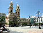 Iglesia Plaza San Antonio, Cadiz, Spanien.