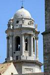 Glockenturm der Kathedrale, Cadiz, Spanien.