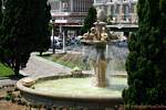 Fountain Av Ramon de Carranza, Cadiz, Spanien.