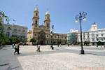 Plaza San Antonio, Cadiz, Spanien.