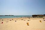 Playa Caleta, Cádiz, Spanien.