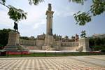 Plaza de Espana, Cádiz, Spanien.