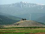 Schloss auf die Sierra Nevada, Guadix, Spanien.