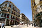 Calle del Cerrojo, Malaga, Spanien.