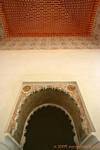 Architektonisches Wunder der Alcazaba-Palast, Malaga, Spanien.