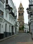 San Francisco de Paula, der Plaza de la Cruz, Medina de Sidonia, Spanien.