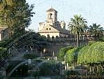 Wasserstrahl, Alcazar Cordoba, Spanien.