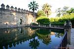 Spiegelwänden, Alcazar Cordoba, Spanien.