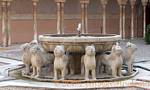 Brunnen der Lions, Alhambra, Granada, Spanien.