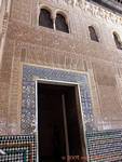 Außerhalb des Zimmers der Botschafter, Alhambra, Granada, Spanien.