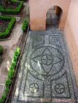 Kieselmosaik, Alhambra Nasriden Granada, Spanien.