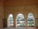 Aussichtspunkt von Daraxa. Interior, Alhambra Nasriden Granada, Spanien.