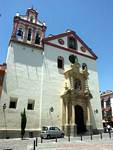 Rote und weiße Kirche, Cordoba, Spanien.