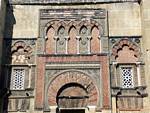Puerta del Baptisterio, Cordoba, Spanien.