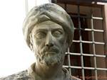 Büste von Maimonides Plaza Tiberiades, Cordoba, Spanien.