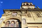 Farbreste von der Kathedrale, Cordoba, Spanien.