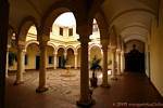 Renovierten Innenhof des Palacio Episcopal, Cordoba, Spanien.