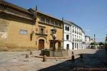 Plaza del Potro und Brunnen Renaissance in der Altstadt, Cordoba, Spanien.