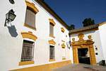 Mansion von Farben, die Calle Santa Isabel, Cordoba, Spanien.