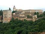 Panorama von der Alhambra, Granada, Spanien.