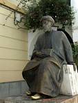 Statue des Moses Maimonides im alten jüdischen Viertel, Cordoba Jüdischen Viertel, Spanien.