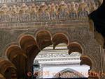 Einzelhandel islamischen Architektur Bogen gelappt, Mezquita Cordoba, Spanien.