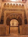 Ein weiteres Bild der Mihrab in der Zeit Alhaken II, Cordoba Mezquita gebaut, Spanien.