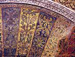 Detaillierte Mosaiken Mirhab, Mezquita Cordoba, Spanien.