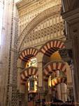 Integration der Kathedrale in der ursprünglichen Moschee, Cordoba Mezquita, Spanien.