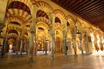 Panorama 850 Säulen und Kapitellen Designs, Cordoba Mezquita, Spanien.