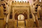 Der Mihrab, Cordoba Mezquita, Spanien.