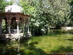 Aquatic Center in der Maria Luisa Park, die grüne Lunge der Stadt, Sevilla, Spanien.
