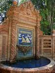 Fountain Boote, Maria Luisa Park, Sevilla, Spanien.