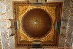 Dome als Symbol für das Universum Salon des Ambassadeurs, Sevilla Alcazar, Spanien.