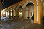 Doppel Kolonnade, Sevilla Alcazar, Spanien.