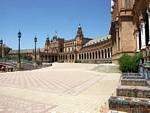Seitenblick, Sevilla Plaza Espana, Spanien.