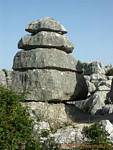 Felsbrüche , Torcal de Antequera, Spanien.