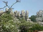 Natur und Formen erodiert Torcal de Antequera, Spanien.