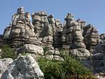 Robot Kalksteine, Torcal de Antequera, Spanien.