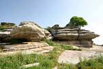 Torcal de Antequera markiert Erosion, Spanien.