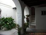 Weiße Bögen Vejer, Spanien.